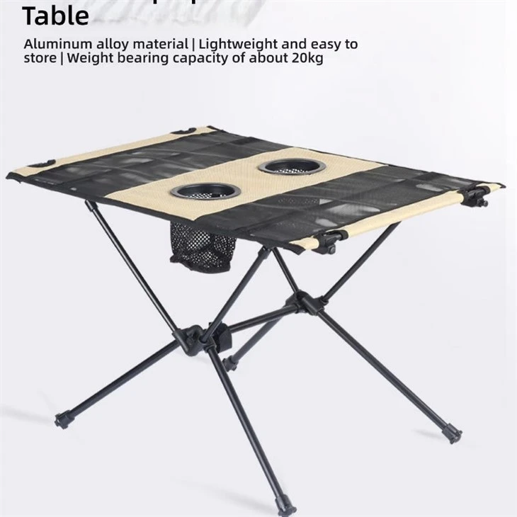 Lightweight Compact Aluminum Alloy Folding Outdoor Table For Camping Picnics Beach high quality